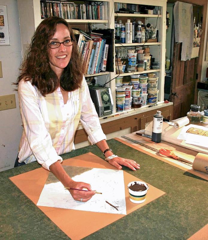 Lisa Curry Mair, the owner of Canvasworks, in Weathersfield, Vt. Photograph courtesy of Lisa Curry Mair - 