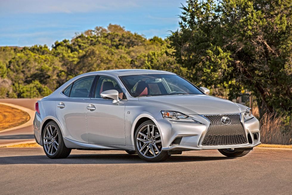 The 2015 Lexus IS 350 F Sport sedan fits well in cities, maneuvering easily through tight urban traffic. But it does best on reasonably maintained roads and is no match for potholed urban pavement. Illustrates WHEELS-LEXUS (category l), by Warren Brown, special to The Washington Post. Moved Friday, June 12, 2015. (MUST CREDIT: Lexus) - HANDOUT | THE WASHINGTON POST