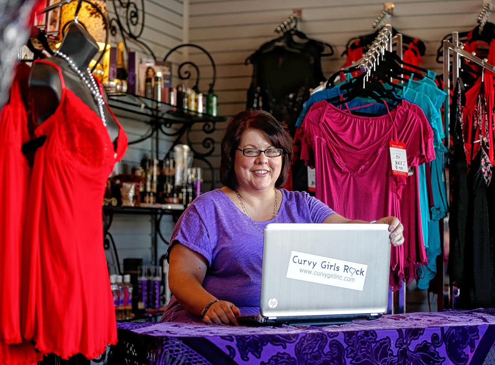 Chrystal Bougon is seen at her store Curvy Girl Lingerie in San Jose, Calif., on Monday, June 15, 2015. Small businesses like Curvy Girl Lingerie have been impacted since Facebook started limiting the number of unpaid promotional posts on its NewsFeed, which means a business' Facebook post won't be seen by everyone who likes their page. (Josie Lepe/Bay Area News Group/TNS) - Josie Lepe | San Jose Mercury News