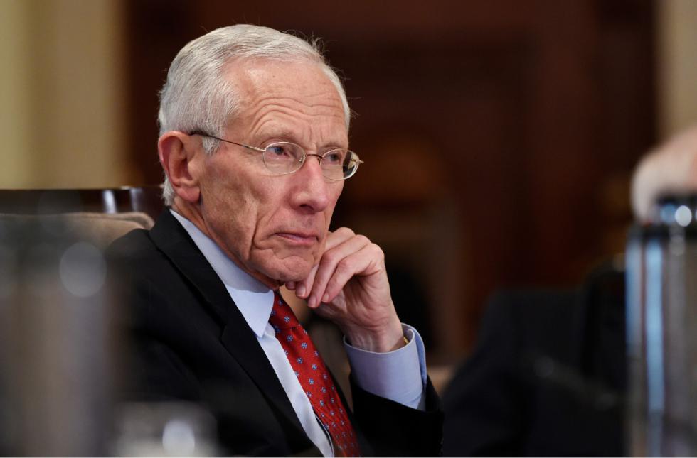 FILE - In this Wednesday, Oct. 22, 2014, file photo, Federal Reserve Vice Chairman Stanley Fischer listens during a meeting of the Board of Governors of the Federal Reserve System at the Federal Reserve in Washington. Fischer said Friday, Aug. 28, 2015, that incoming economic data and market developments will likely determine whether the Fed boosts interest rates in September. (AP Photo/Susan Walsh, File) - Susan Walsh | AP