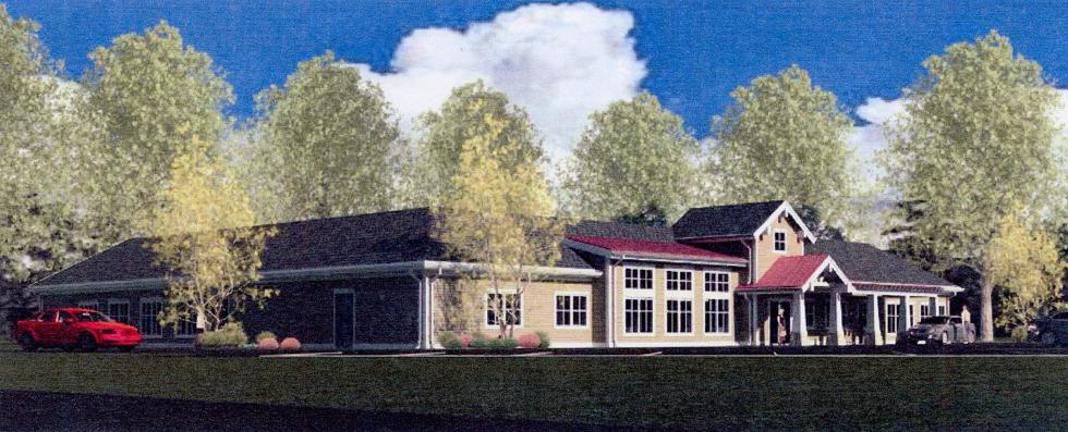 An artist's rendering shows the proposed 13,280 square-foot healthcare facility at the intersection of Roberts Road and Route 4 in Canaan, N.H. (Courtesy Mascoma Community Healthcare Inc.) - 