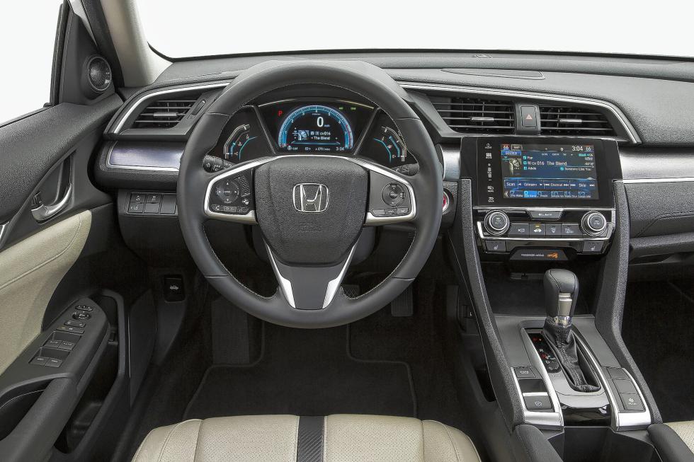 The 2016 Honda Civic Sedan interior. (Honda) - Honda | TNS