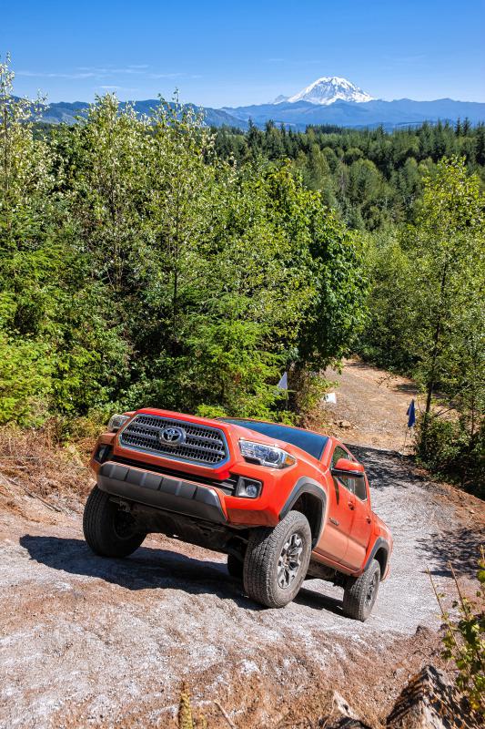 A 3.5-liter V-6 replaces the old engine in the 2016 Toyota Tacoma, providing some of the polish found in full-size pickups with a smaller footprint. (David Dewhurst Photography) - David Dewhurst Photography | Dallas Morning News