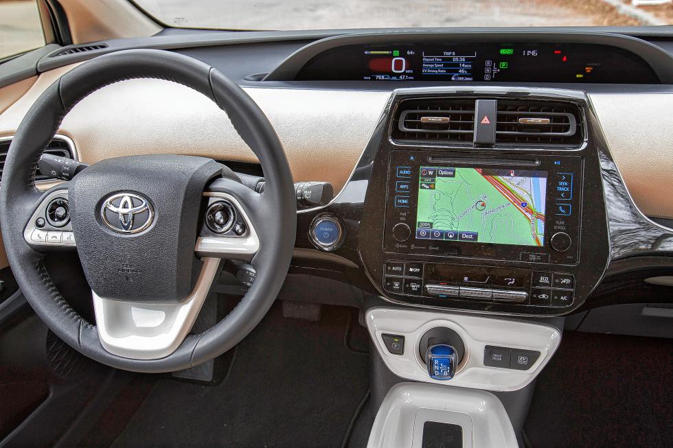 The 2016 Toyota Prius interior.  (Jeff Amlotte/Los Angeles Times/TNS) - Jeff Amlotte | Los Angeles Times