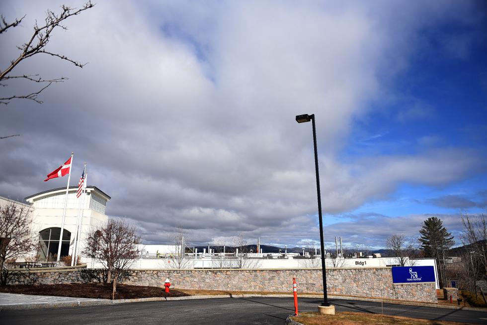 Novo Nordisk in West Lebanon, N.H., seen on March 16, 2016.  (Valley News - Jennifer Hauck) <p><i>Copyright Â© Valley News. May not be reprinted or used online without permission. Send requests to permission@vnews.com.</i></p> - Jennifer Hauck | Valley News
