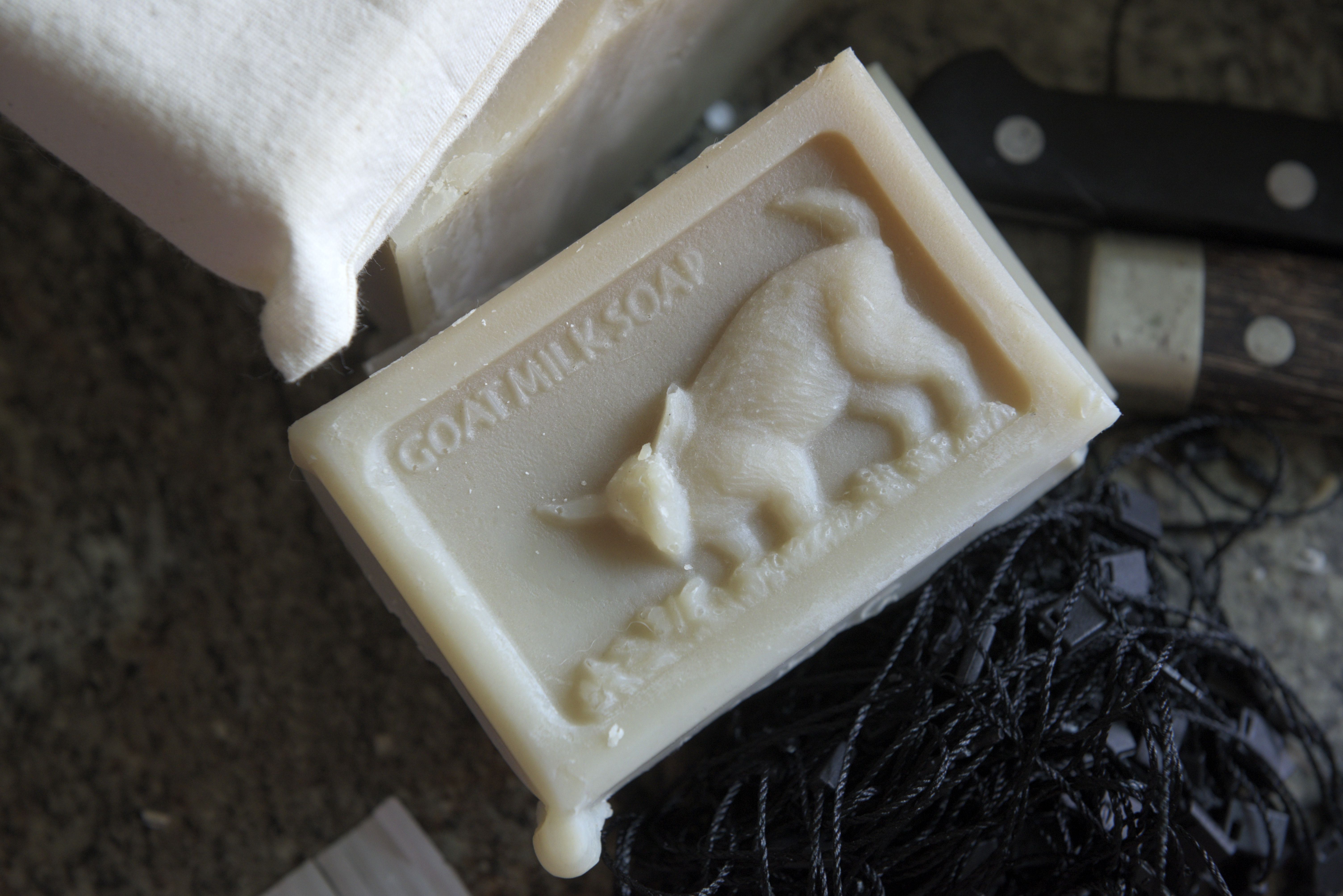: FRESH AND CLEAN South Woodstock resident Tina Tuckerman pours scented oils into a batch of goat milk soap. Tuckerman uses milk from her own herd of about 40 goats, along with distilled water, coconut oil, sunflower oil, soybean wax and lye, to make her soaps, which she sells at her farm stand and at the South Woodstock Country Store.
