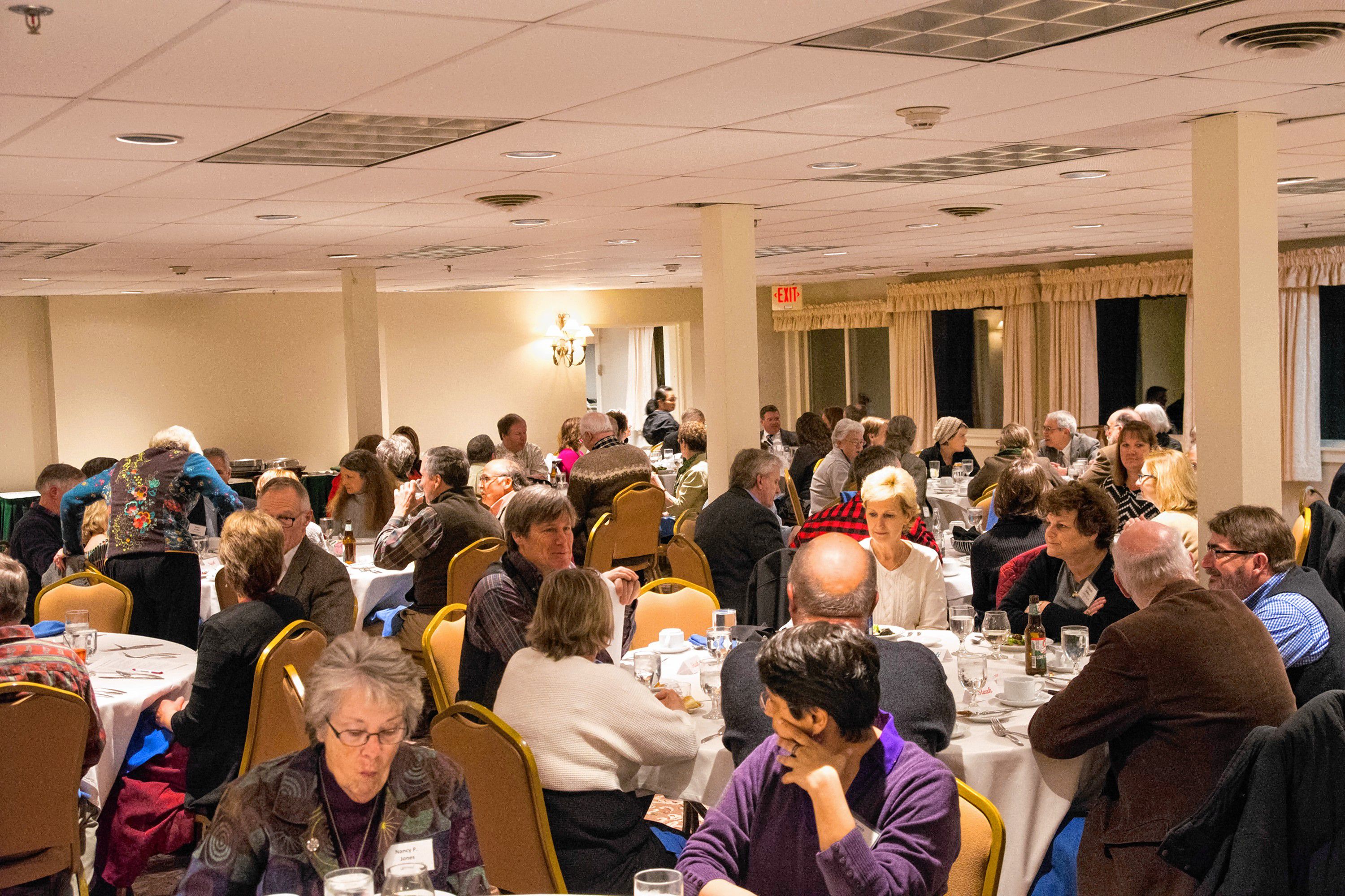 More than 100 people attended the Cohase Chamber of Commerece annual meeting, held Jan. 23 at the Lake Morey Resort in Fairlee. (Nancy Nutile-McMenemy photograph, www.photosbynanci.com)