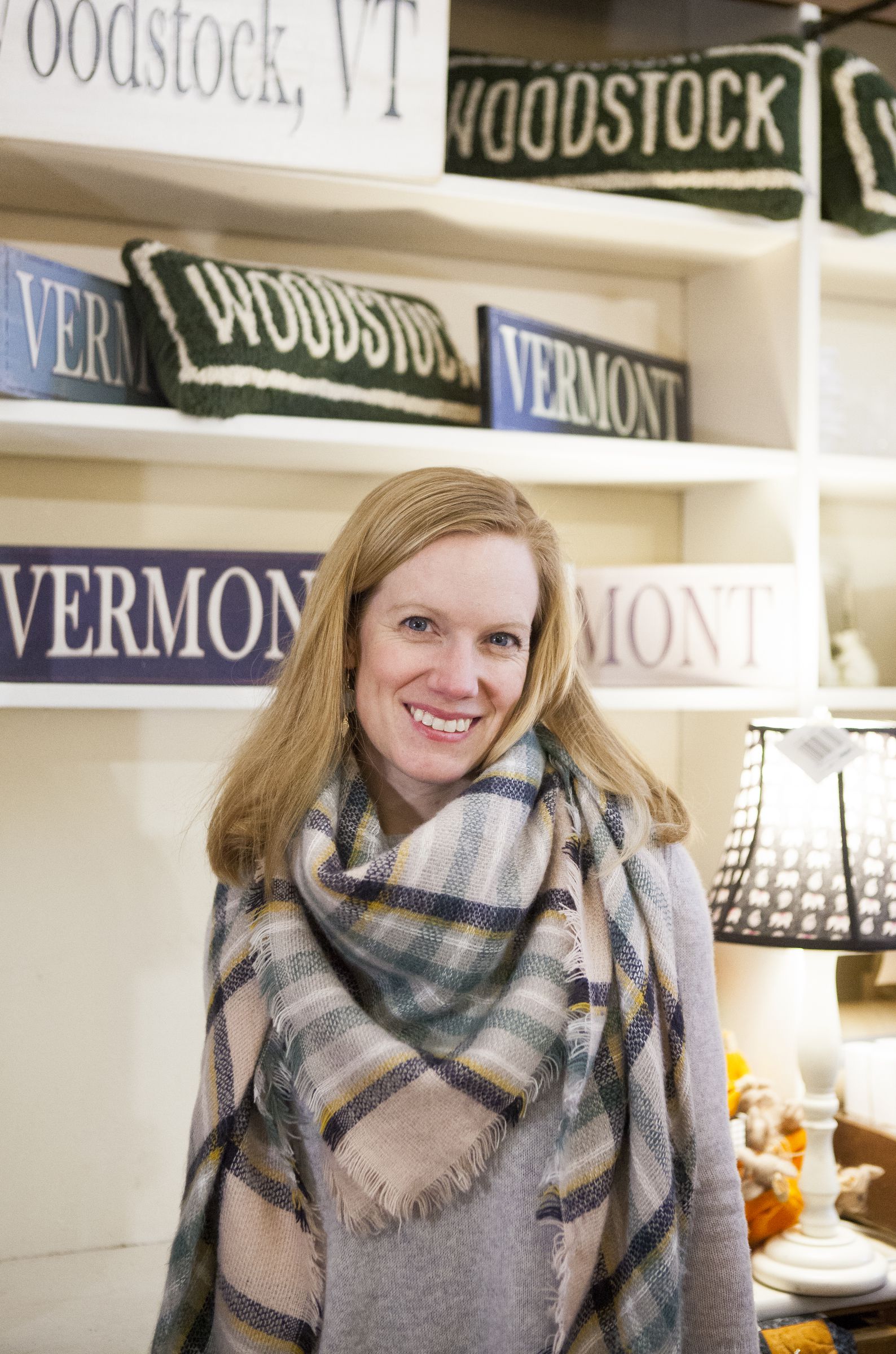 ( SUCCESS STORY  Clover Gift Shop owner Patricia Eames in her Woodstock store.