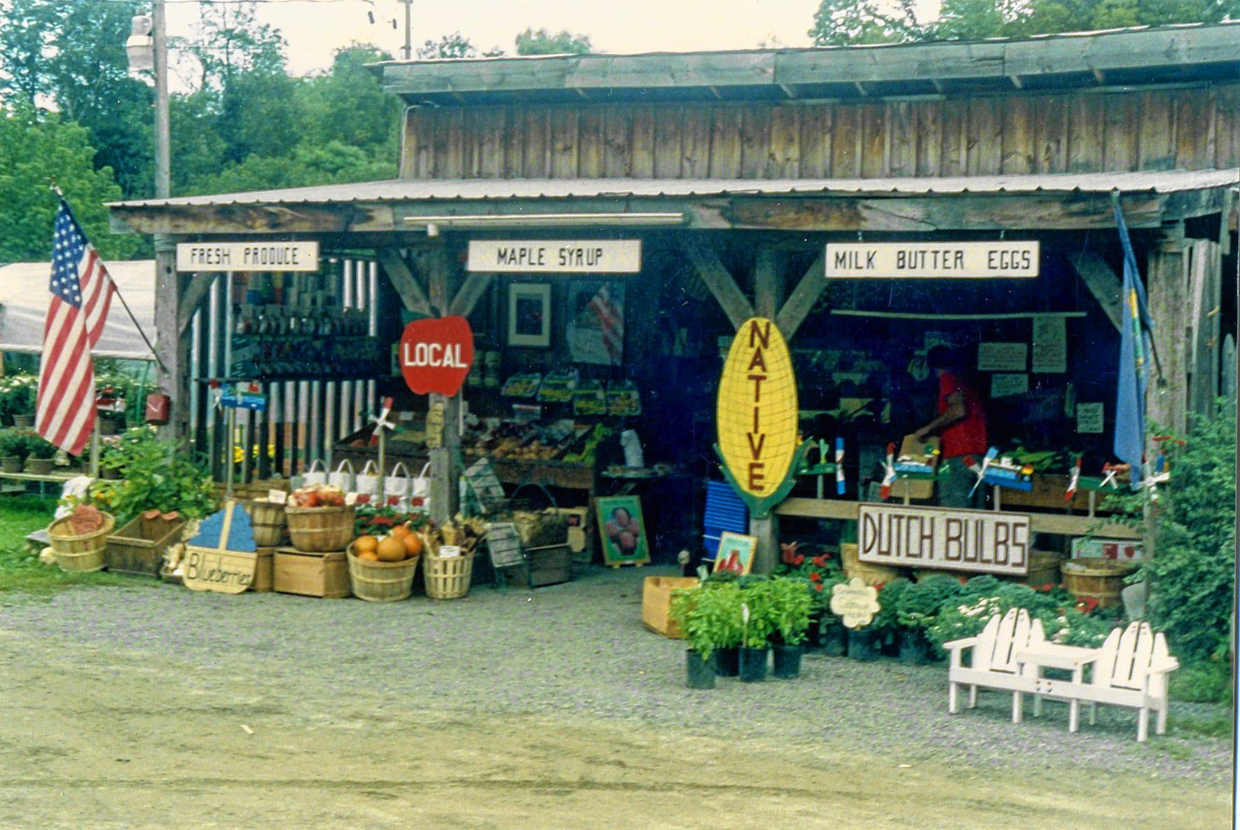 The Woodstock Farmers’ Market in 1992.(Woodstock Farmers’ Market photograph)