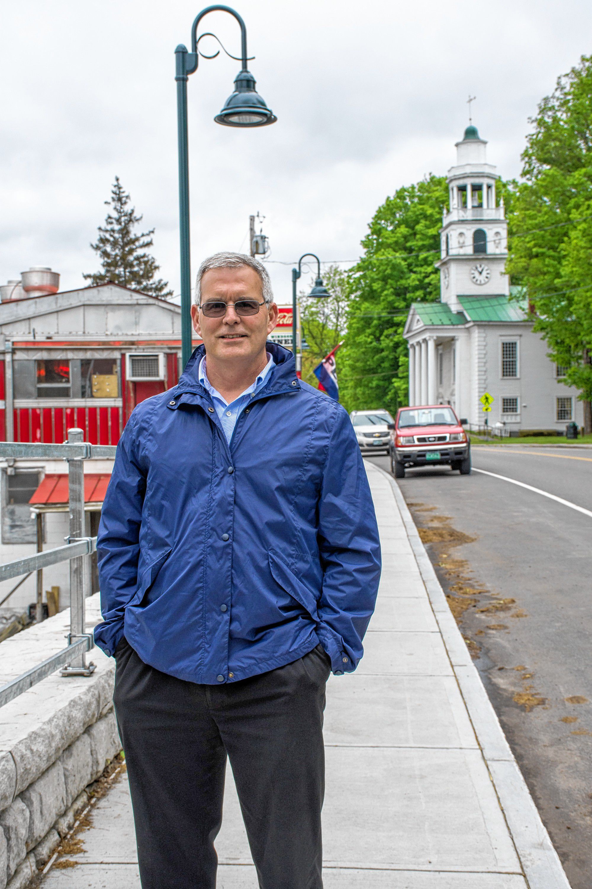 Windsor resident John Tansey is the President of Windsor Improvement Corporation. Nancy Nutile-McMenemy photograph.