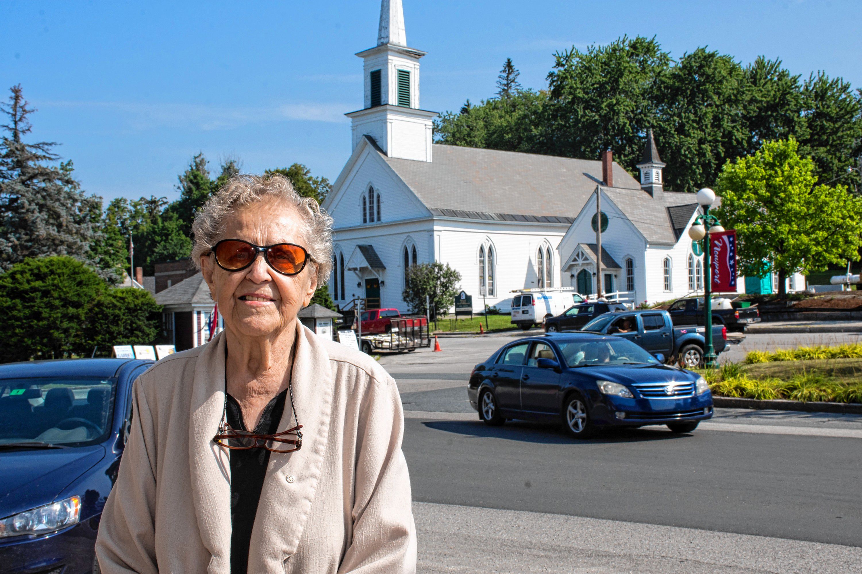 Ella Casey, the executive director of the Newport Area Chamber of Commerce, said her family moved around a lot, "We came in 1966 to stay one year" she said. "I just love Newport." (Nancy Nutile-McMenemy photograph)