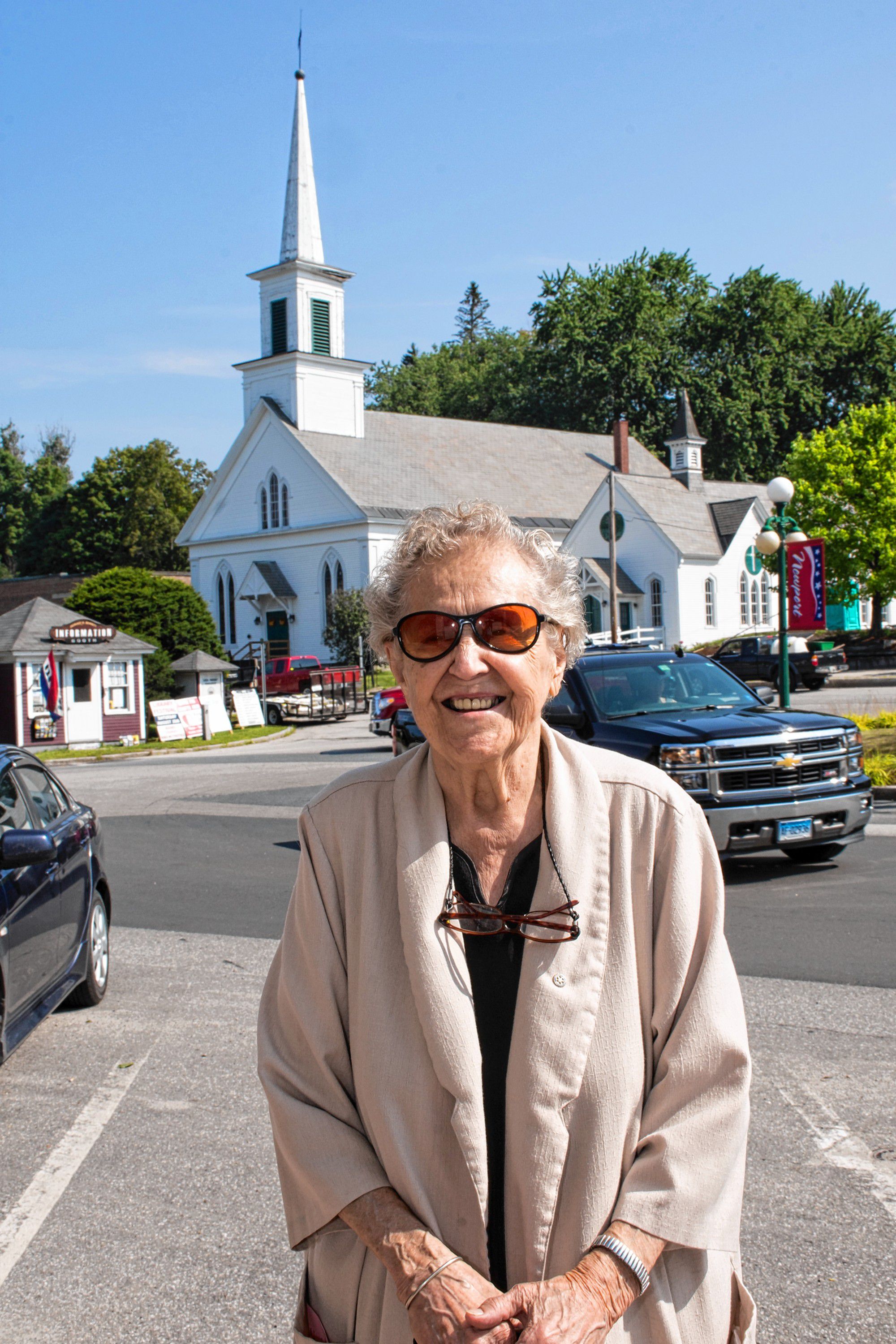 Ella Casey is the executive director of the Newport Area Chamber of Commerce. Her mother is a native of Bradford, N.H. "You can trace my family back to the civil war," she said. (Nancy Nutile-McMenemy photograph)